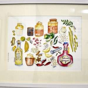 Art work condiment
