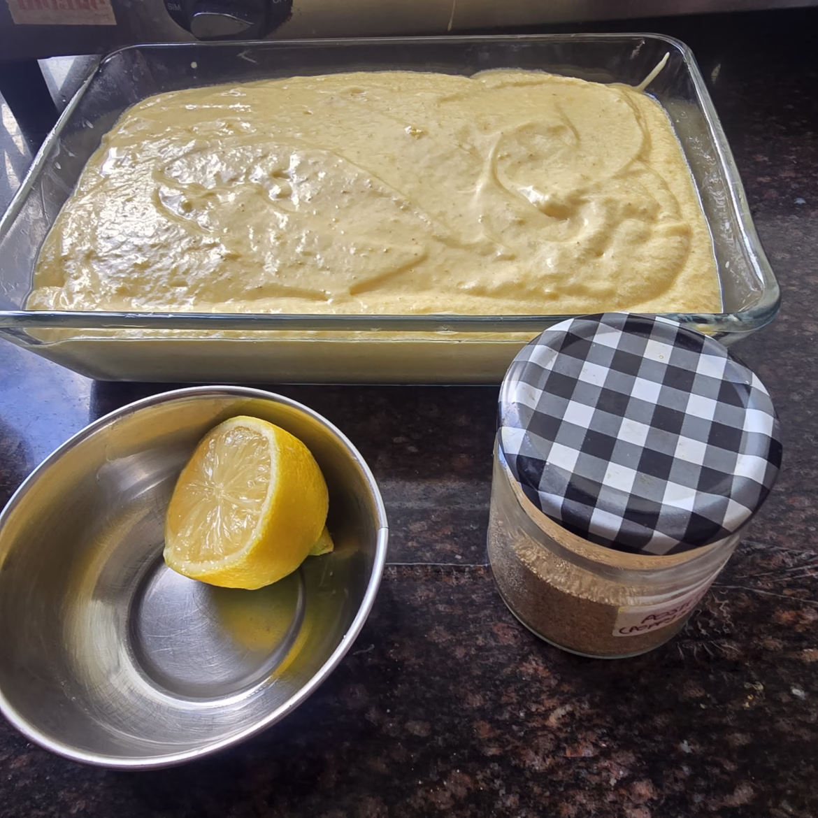 Lemon Cake in a Microwave- a Kitchen Experiment