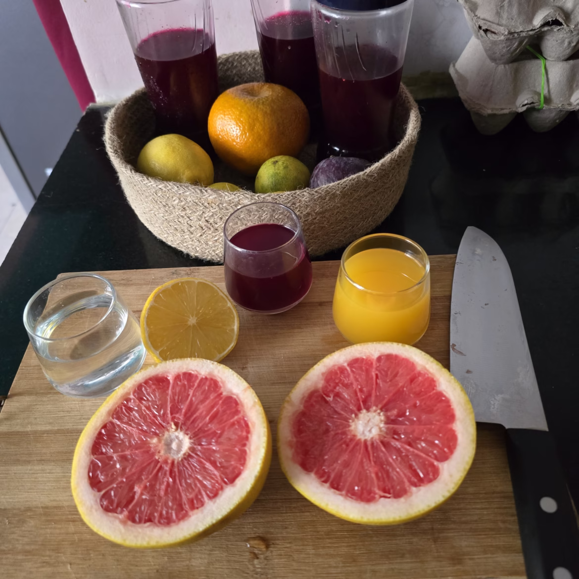 Melting Lemon Drop Drinks with good wishes for New Year