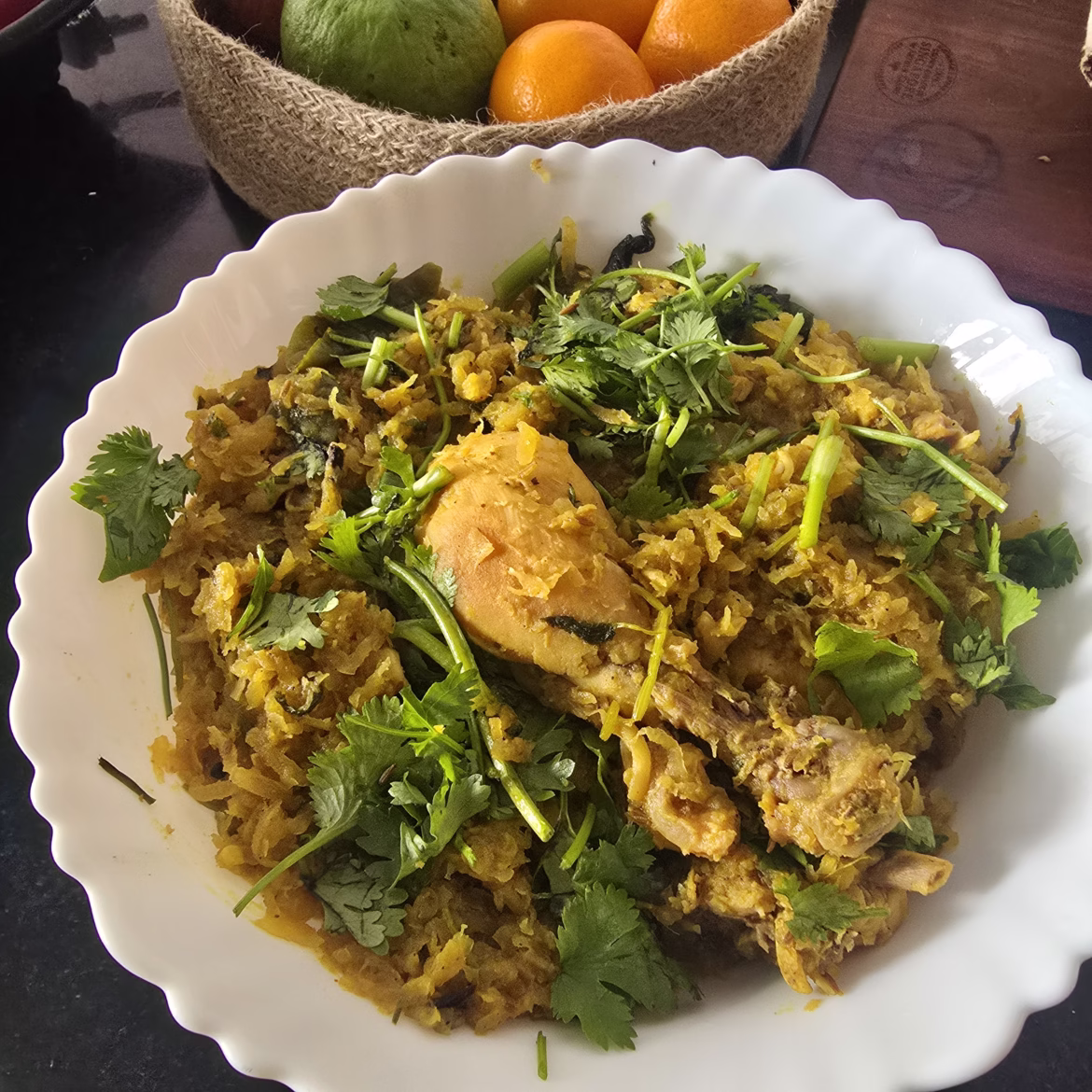 Papaya Pineapple Chicken by Mama Khan